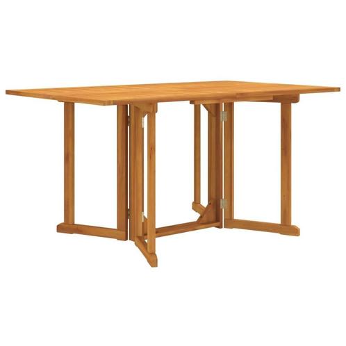 Tuintafel Mischa Inklapbaar Massief Teakhout 150x90x75cm, Tuin en Terras, Tuintafels, Nieuw, Rechthoekig, Teakhout, Verzenden