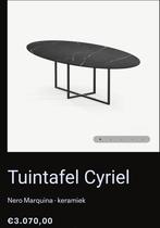 NIEUWE XXL tuintafel 2600x1100cm 12mm VOLKERAMIEK, Tuin en Terras, Tuintafels, Ophalen, Nieuw, Ovaal, Aluminium
