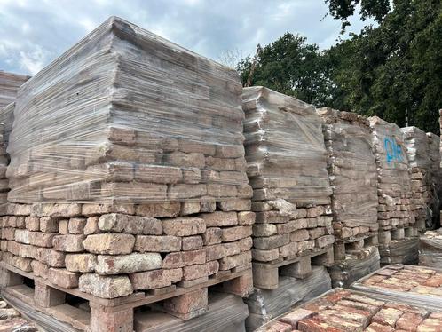 Partij Veldbrand recupstenen te koop, Doe-het-zelf en Bouw, Metselstenen, Gebruikt, Bakstenen, Ophalen