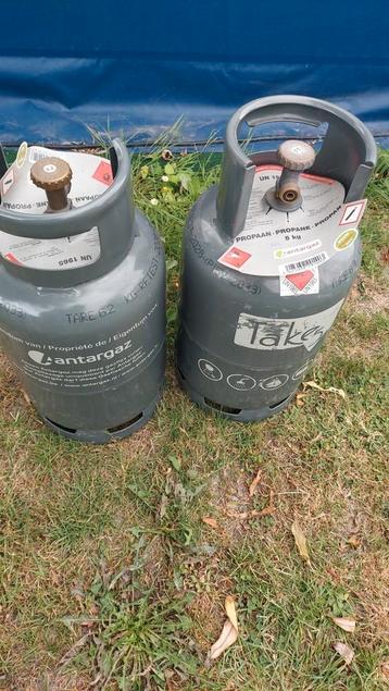 Gasflessen 2 stuks Tage 5kg Antargaz propaanfles  beschikbaar voor biedingen