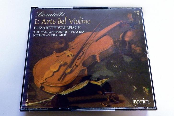 3CD Locatelli L’arte del violino Wallfisch Hyperion England, CD & DVD, CD | Classique, Comme neuf, Orchestre ou Ballet, Baroque