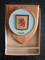 Wapen  Erpe op houten blok, Ophalen