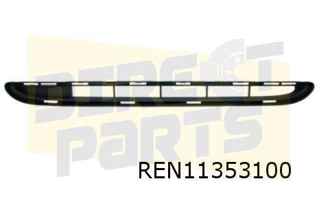 Renault Clio III (2/09-1/13) (phase II ) grille (in voorbump, Auto-onderdelen, Carrosserie, Bumper, Renault, Voor, Nieuw, Ophalen of Verzenden