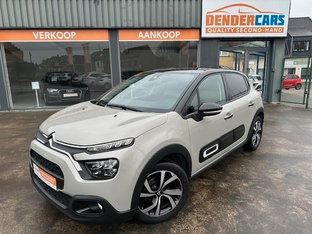 Citroen C3, 1.2i benzine, bj2023, 20.451km's+Garantie, Auto's, Citroën, Bedrijf, Te koop, C3, Android Auto, Benzine, Euro 6, Bruin