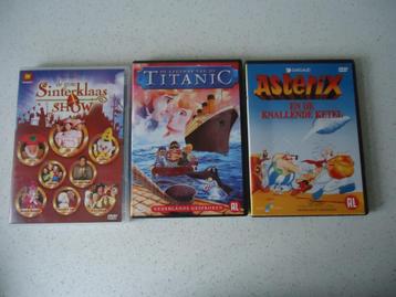 3 Kinder DVD's " De Grote Sinterklaas Show + 2 Animatiefilms beschikbaar voor biedingen
