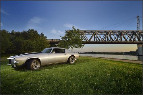 Oldtimer Muscle Car Camaro, Auto's, Chevrolet, Particulier, Camaro, Lichtmetalen velgen, Metaalkleur, Sportstoelen, Traction-control
