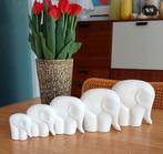 Éléphants en porcelaine sgrafo design, Enlèvement ou Envoi