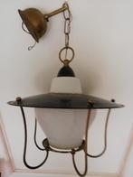 2 lustres vintage, Maison & Meubles, Lampes | Lustres, Enlèvement, Utilisé, Verre