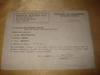 Ancien Certificat Conformité Moto Honda CB-550 F 1976, Ophalen of Verzenden, Honda