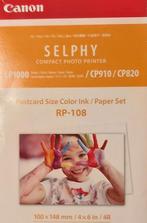 Canon Selphy cp 1200 mobiele printer zwart, Ophalen, Gebruikt, Canon
