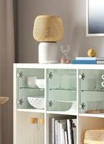 Ikea Kallax inzet met glazen deur en legboord wit - 2 stuks, Ophalen, Gebruikt