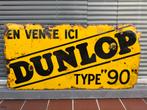 DUNLOP banden emaille reclamebord 1937 !, Verzamelen, Ophalen of Verzenden, Gebruikt, Reclamebord