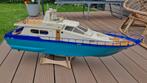 Rc boat "Jaguar c66 "Hegi RARE, Ophalen of Verzenden, Zo goed als nieuw