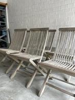 Chaises de jardin en teck, Jardin & Terrasse, Enlèvement, Utilisé, Bois de teck