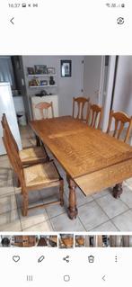 tafel met 6 stoelen, Huis en Inrichting, Ophalen, Zo goed als nieuw
