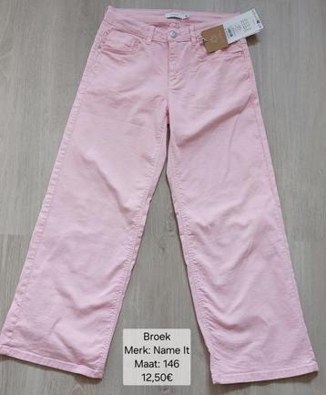 Broek meisje: Name It maat 146 (NIEUW + LABEL) beschikbaar voor biedingen