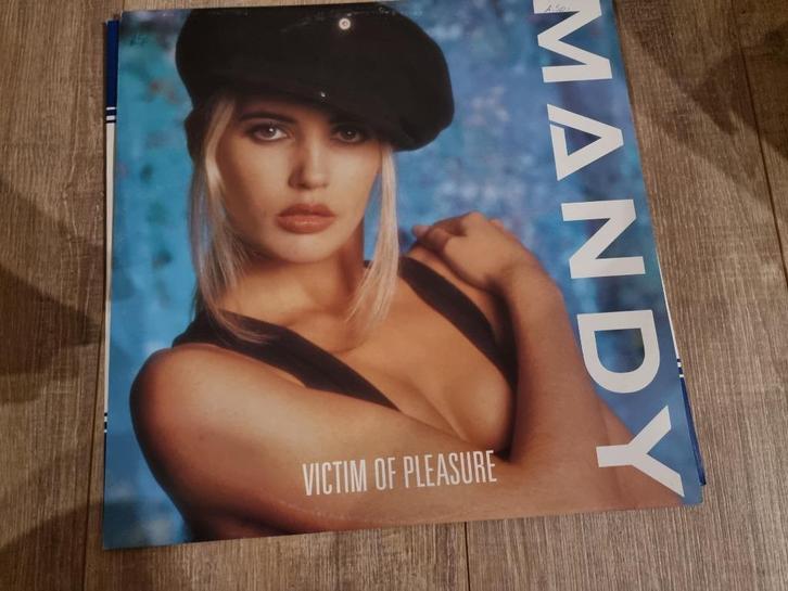 12" Mandy – Victim Of Pleasure, Cd's en Dvd's, Vinyl Singles, Gebruikt, Maxi-single, Pop, 12 inch, Ophalen of Verzenden