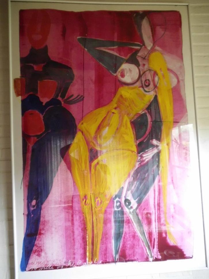 Schilderijen Willie Cools, Antiek en Kunst, Kunst | Etsen en Gravures, Ophalen