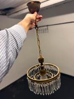 Luster cristal ancienne, Maison & Meubles, Lampes | Lustres, Enlèvement ou Envoi, Comme neuf