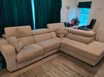 Bankstel L vorm met electrische relax, Huis en Inrichting, Zetels | Zetels, Ophalen, Zo goed als nieuw, Stof