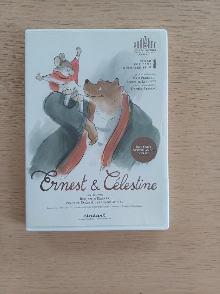 Ernest En Celestine DVD + Extra's, Cd's en Dvd's, Dvd's | Kinderen en Jeugd, Zo goed als nieuw, Tv non-fictie, Poppen, Alle leeftijden