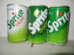 3 Oude Vintage 1980's SPRITE  Blikjes uit België, Verzamelen, Blikken, Ophalen of Verzenden