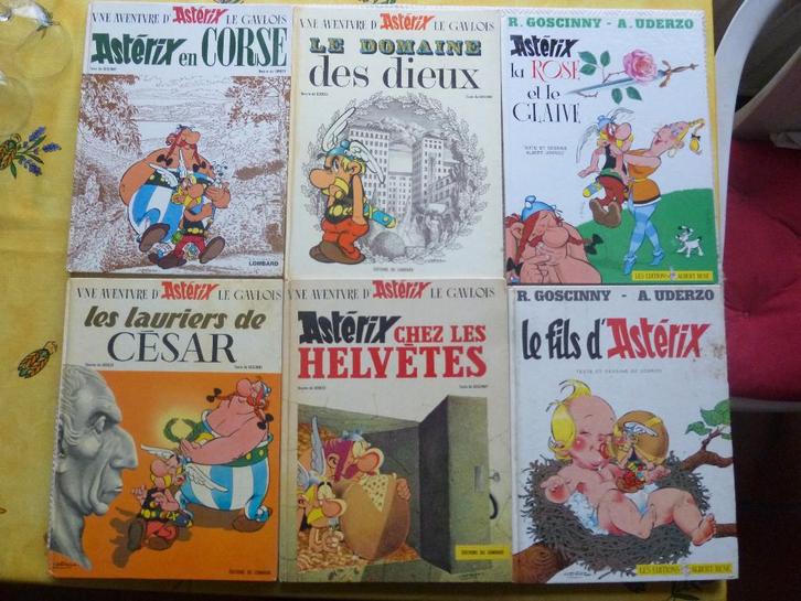 6 BD ASTERIX DE GALLIËRS, Boeken, Stripverhalen, Gelezen, Meerdere stripboeken, Ophalen