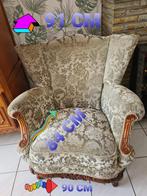 Mechelse eiken eetkamer met 2 zeteltjes, Ophalen, Gebruikt, Mechelse, 4 tot 6 stoelen