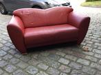Fauteuil zetel leder, Ophalen, Gebruikt, Leer