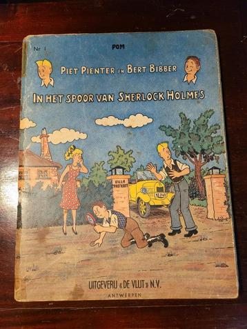 Piet Pienter en Bert Bibber : 1956 In het spoor van Sherlock beschikbaar voor biedingen