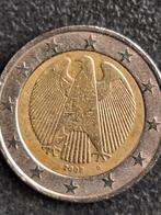 2 euromunt duitsland      D        2002, Timbres & Monnaies, Pièces & Médailles, Enlèvement ou Envoi