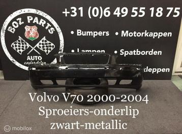 Volvo V70 voorbumper zwart metallic 2000-2004 origineel