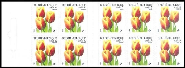 B34  Carnet de timbres Fleurs Tulipes (Europe), Timbres & Monnaies, Timbres | Europe | Belgique, Timbre-poste, Europe, Envoi