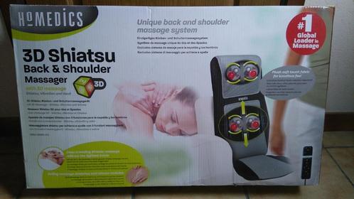 HoMedics 3D Shiatsu Back & Shoulder Massager SBM-600H-EU, Sport en Fitness, Massageproducten, Gebruikt, Massagestoel of Kussen