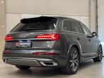 Audi Q7 55 TFSi e PHEV S Line Matrix-ACC-360CAM-HUD-Lane, Autos, Audi, Argent ou Gris, Achat, Euro 6, Entreprise
