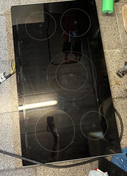 Siemens inductiekookplaat met 5 kookzones,, Elektronische apparatuur, Kookplaten, Zo goed als nieuw, Ophalen