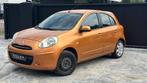 Nissan Micra 1.2 Benzine | Airco | Bluetooth | Garantie, Euro 5, Stof, Zwart, Bruin