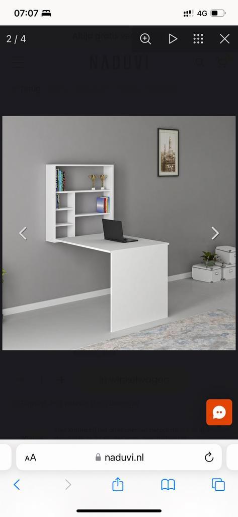Bureau / foldable desk / secretary / tafel, Huis en Inrichting, Bureaus, Nieuw, Bureau, Ophalen