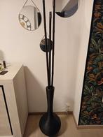 Ensemble vase et 3 bambous, Huis en Inrichting, Woonaccessoires | Vazen, Ophalen, Zo goed als nieuw, Zwart