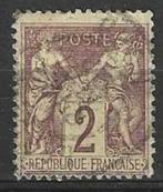 Frankrijk 1876 - Yvert 85 - Type Sage - 2 c. (ST), Postzegels en Munten, Postzegels | Europa | Frankrijk, Verzenden, Gestempeld