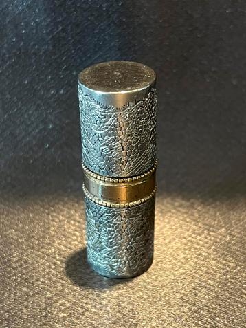 MARCEL ROCHAS LIPSTICK 1950 CASE SILVER tone  MODELE DEPOSE beschikbaar voor biedingen