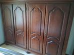 Vintage kleerkast 4 deurs, Huis en Inrichting, Ophalen, Gebruikt