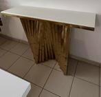 gouden tafel, Huis en Inrichting, Tafels | Statafels, Ophalen, Zo goed als nieuw