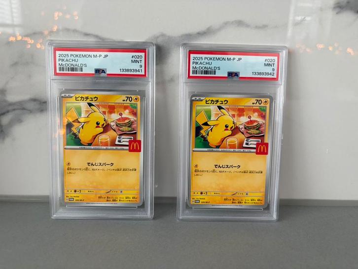 Pikachu 2020 M/P Mac Donalds PSA 9, Hobby & Loisirs créatifs, Jeux de cartes à collectionner | Pokémon, Comme neuf, Enlèvement