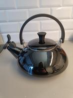 fluitketel Le Creuset zwart 1,5L, 1 tot 2 liter, Ophalen, Zo goed als nieuw