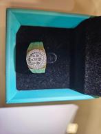 Diamante gouden ring, Handtassen en Accessoires, Horloges | Dames, Ophalen of Verzenden, Zo goed als nieuw