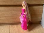 Barbie met lang haar in roze baljurk, Gebruikt, Ophalen, Barbie