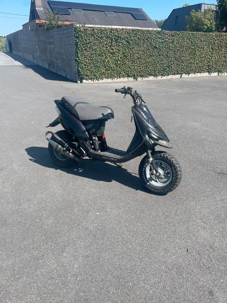 Gilera stalker 50cc B klasse, Fietsen en Brommers, Scooters | Piaggio, Zo goed als nieuw, Klasse B (45 km/u), Tweetakt, Ophalen