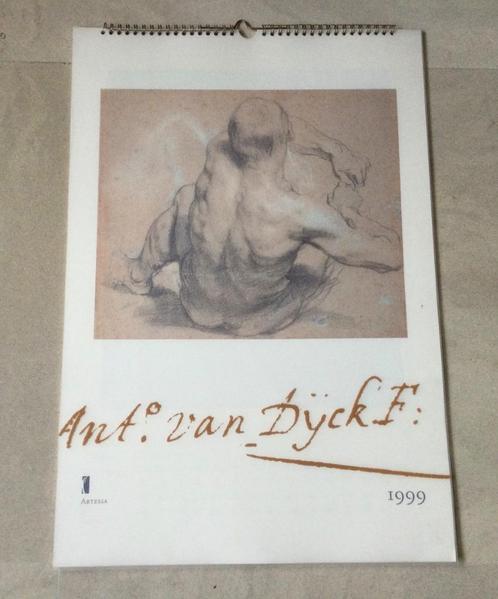 Herdenkingskalender van Anthony van Dijck met fraaie prenten, Diversen, Kalenders, Zo goed als nieuw, Verzenden