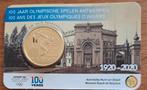 Coincard 2 1/2 euro  100 jaar Olympische Spelen in Antwerpen, Ophalen of Verzenden, België, 2 euro, Setje